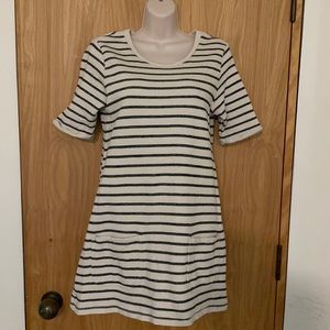 French Connection striped terry dress/tunic